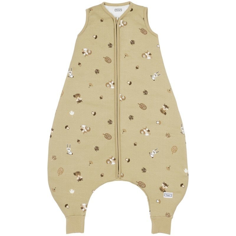 Pijama sin mangas forro punto Tog 2.0  ME-FOREST ANIMALS SAND