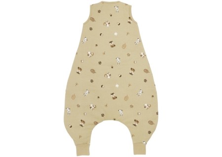Pijama sin mangas forro punto Tog 2.0  ME-FOREST ANIMALS SAND
