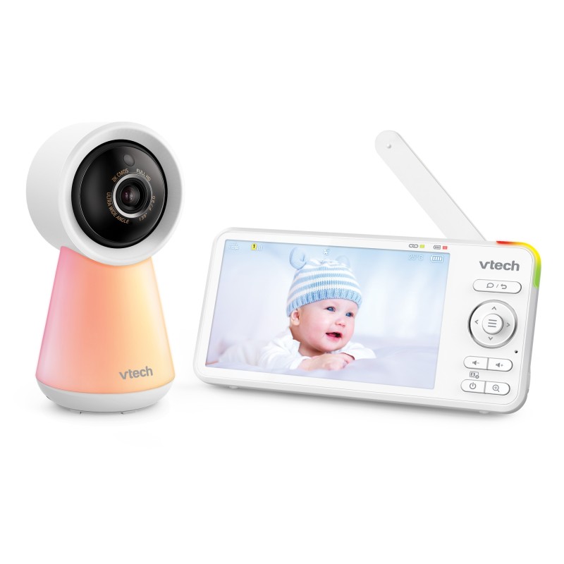 Vigilabebés de 5" Monitor de Vídeo Inteligente Wi-Fi 1080p
