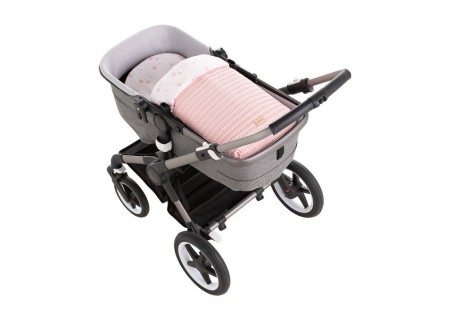 Saco Capazo + Colchoneta Zico Rosa