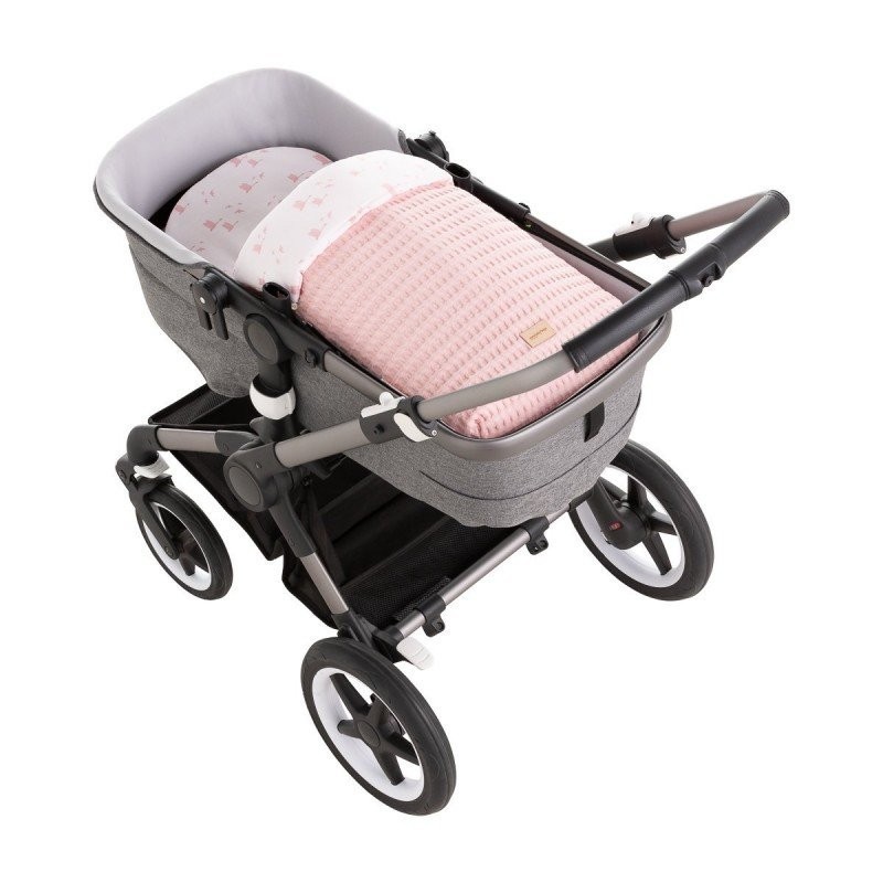 Saco Capazo + Colchoneta Zico Rosa