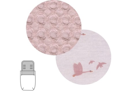Saco Capazo + Colchoneta Zico Rosa