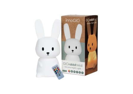 Luz Nocturna de Silicona GIOrabbit Midi InnoGIO