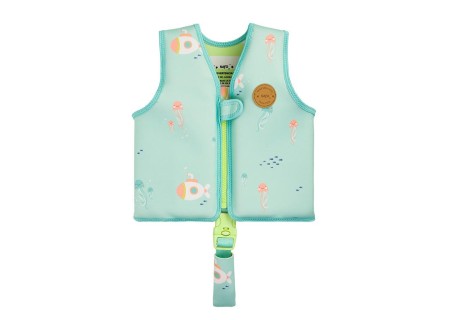 Chaleco Flotador de Aprendizaje Talla S 1-3 años Colección Jeallyfish