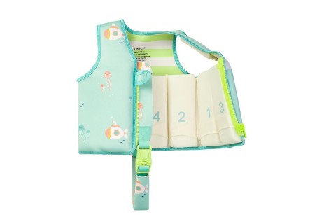 Chaleco Flotador de Aprendizaje Talla S 1-3 años Colección Jeallyfish