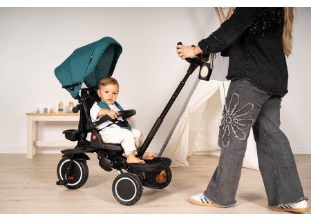 Triciclo Evolutivo Reclinable Bebé Elliot Turquesa