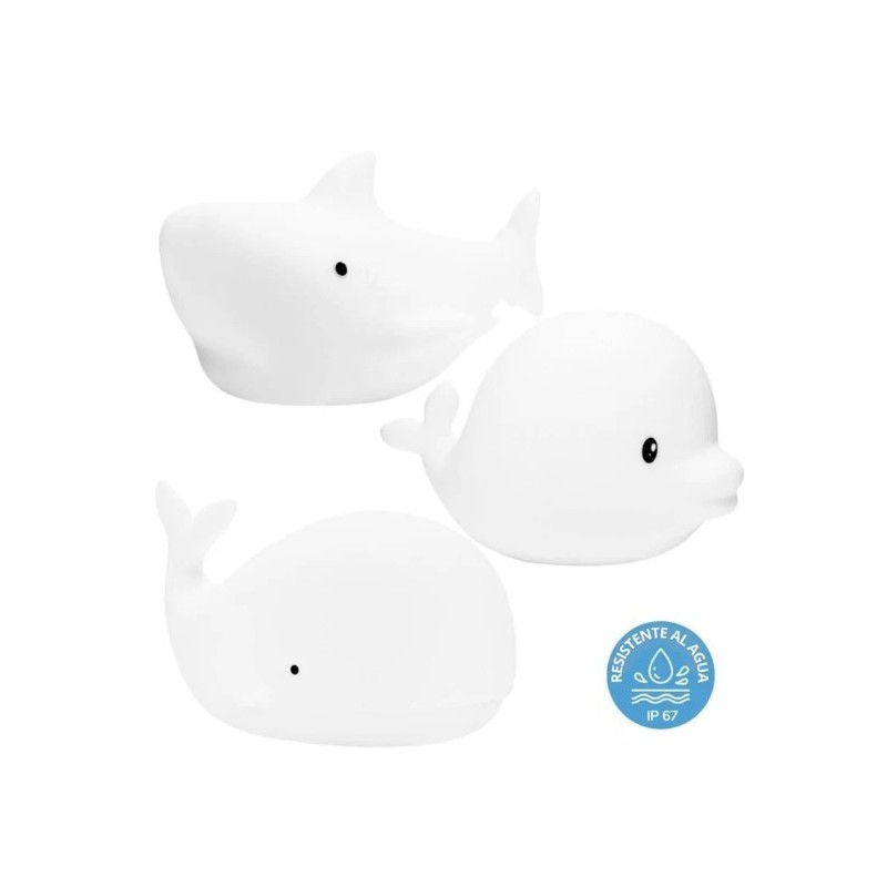 Mini Cojunto Lámparas Ocean Delfín, Ballena y Tiburón