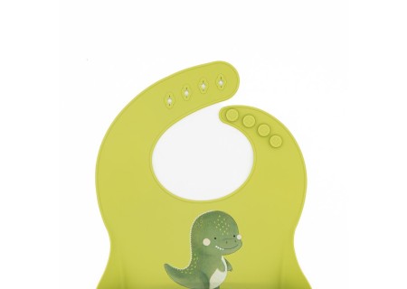 Babero Silicona con Bolsillo Chompy el León