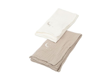 Muselina Pack 2 Matalase Beige 60x60 Bimbidreams