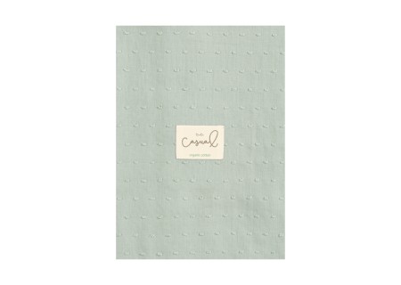 Muselina Plumeti Menta 120 x 120 Bimbidreams
