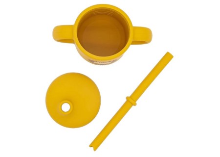 Vaso de Silicona con Pajita Colección Chompy el León