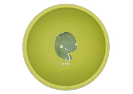 Vajilla 5 Piezas Silicona Colección Dinosaurio de Sassi