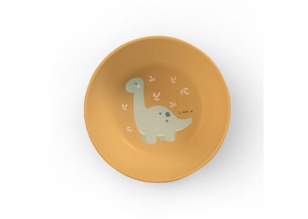 Vajilla 5 Piezas Microondas Wild Dinos Mustard