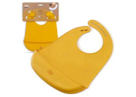 Babero Silicona Ocre Tierra Interbaby