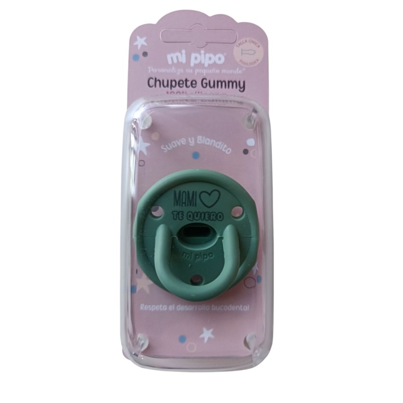 Chupete Gummy Silicona Soy el Rey de mis Abuelos