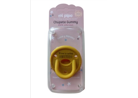 Chupete Gummy Silicona Soy el Rey de mis Abuelos