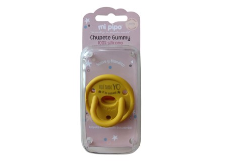 Chupete Gummy Silicona Soy el Rey de mis Abuelos