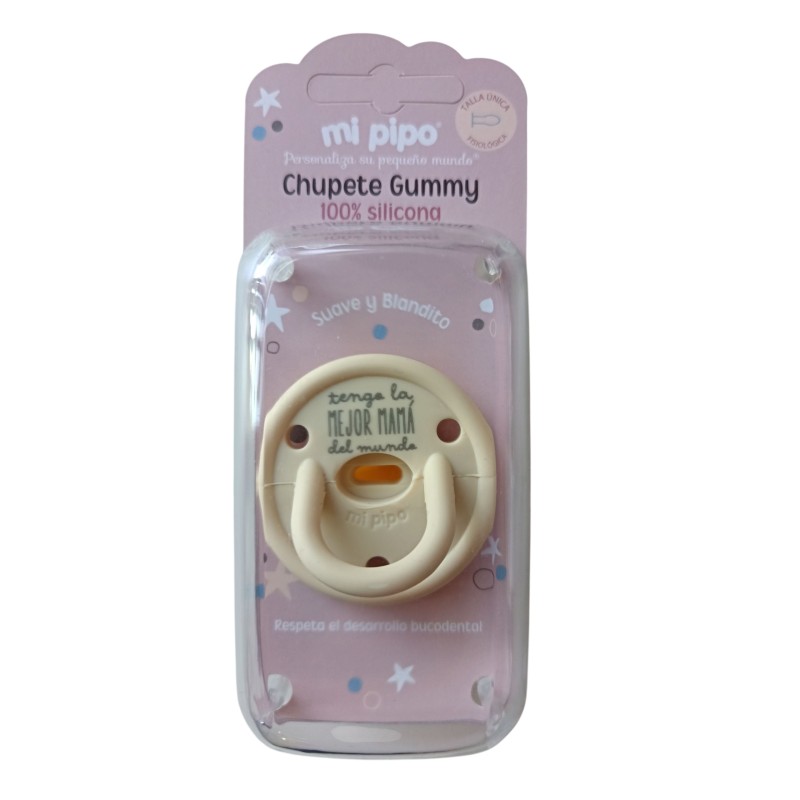 Chupete Gummy Silicona Soy el Rey de mis Abuelos