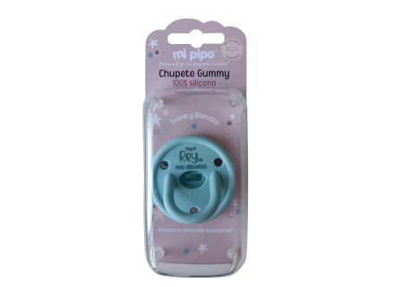 Chupete Gummy Silicona Soy el Rey de mis Abuelos