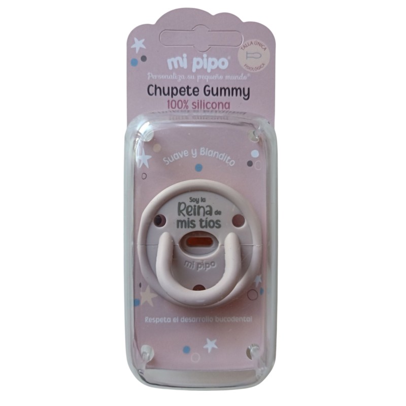 Chupete Gummy Silicona Soy el Rey de mis Abuelos