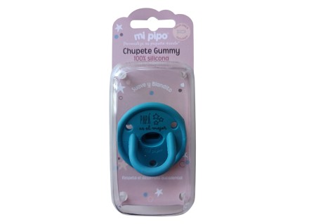 Chupete Gummy Silicona Soy el Rey de mis Abuelos