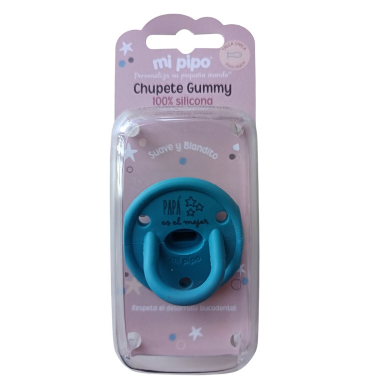 Chupete Gummy Silicona Soy el Rey de mis Abuelos