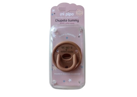 Chupete Gummy Silicona Soy el Rey de mis Abuelos