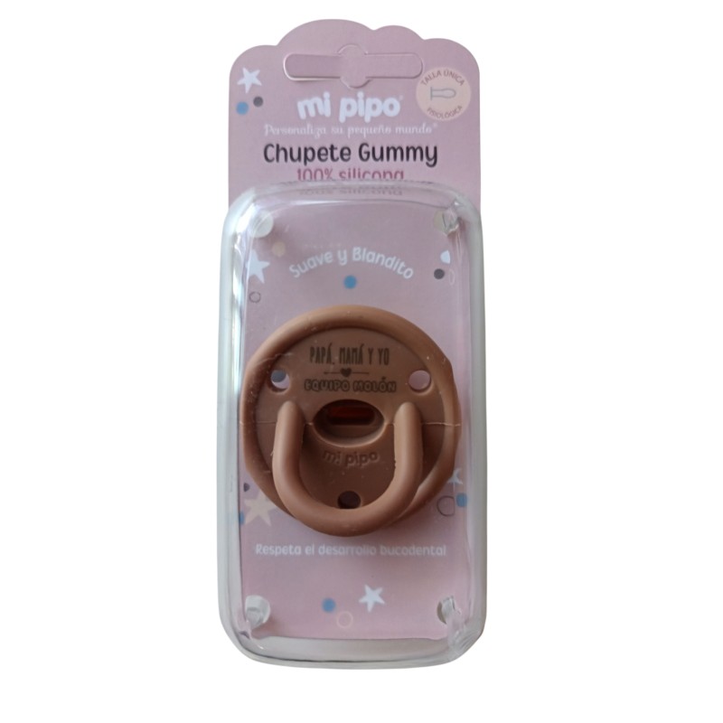 Chupete Gummy Silicona Soy el Rey de mis Abuelos