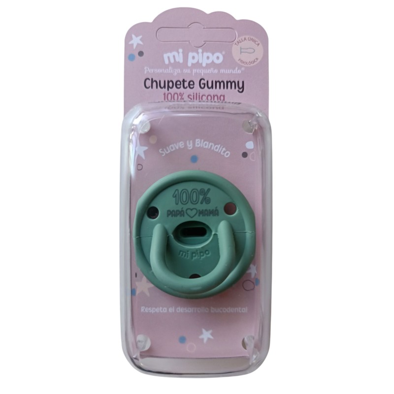 Chupete Gummy Silicona Soy el Rey de mis Abuelos