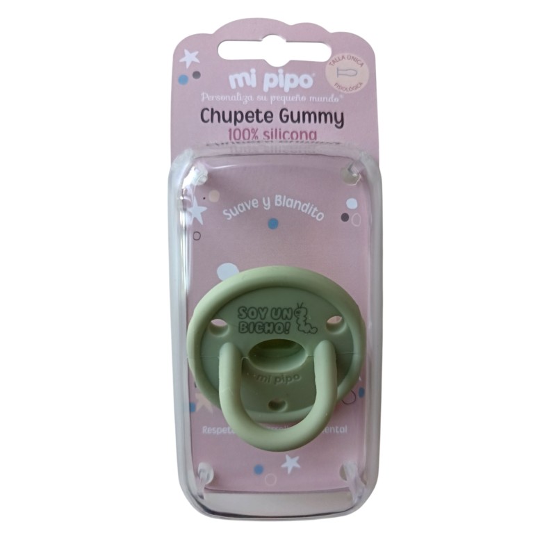 Chupete Gummy Silicona Soy el Rey de mis Abuelos