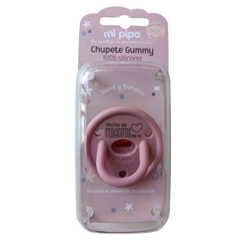 Chupete Gummy Silicona Soy el Rey de mis Abuelos