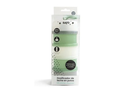 Contenedor de Leche en Polvo Menta Saro