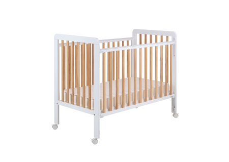 Cuna Bebé Abatible Bari Natural  IKID