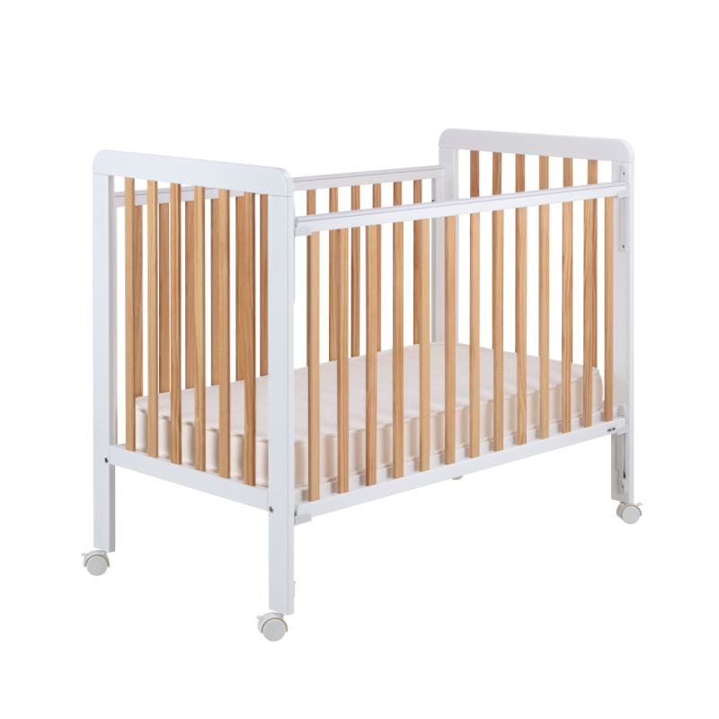 Cuna Bebé Abatible Bari Natural  IKID