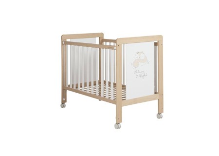 Cuna Colecho Happy  Blanco Madera