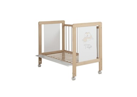 Cuna Colecho Happy  Blanco Madera