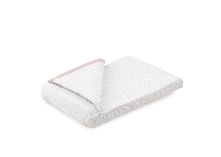 Saco Minicuna Plumeti Rosa Cambrass
