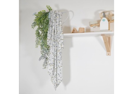 Muselina de Bambú Colección Ginko Gris
