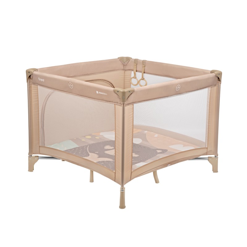 Parque Cuadrado Enjoy Bear Beige Kikkaboo