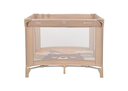 Parque Cuadrado Enjoy Bear Beige Kikkaboo