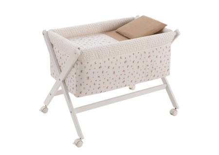 Minicuna Tijera Madera Senda Beige.