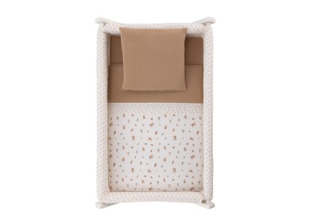 Minicuna Tijera Madera Senda Beige.