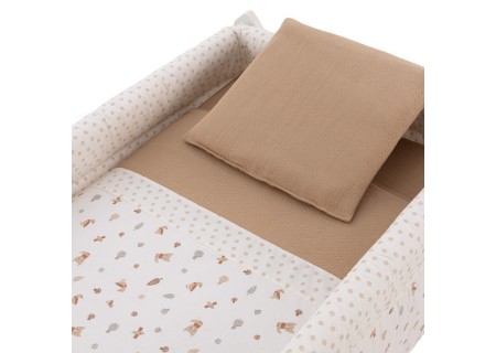 Minicuna Tijera Madera Senda Beige.