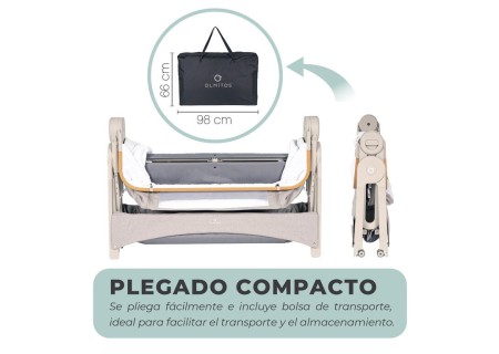 Minicuna Colecho Plegable Stella Beige Olmitos