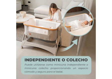 Minicuna Colecho Plegable Stella Beige Olmitos