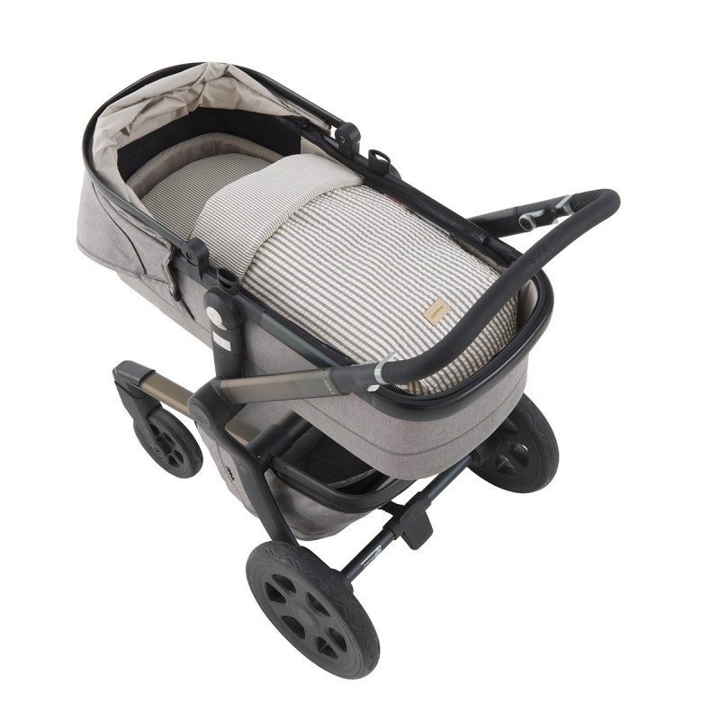 Saco Capazo + Colchoneta Derby Gris