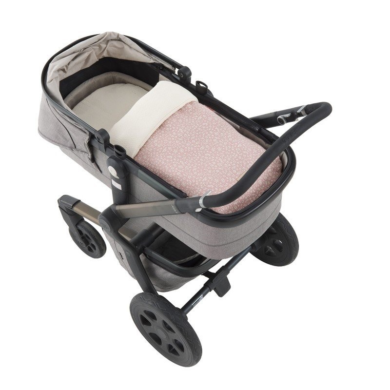 Saco Capazo + Colchoneta Rustic Rosa