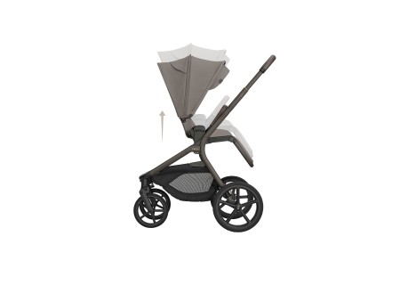 Cochecito Bebé System Duo Goya Mocca de Kikkaboo - Mi Pequeño
