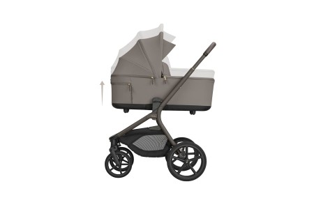 Cochecito Bebé System Duo Goya Mocca de Kikkaboo - Mi Pequeño