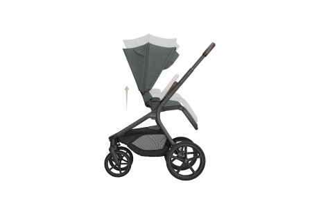 Cochecito Bebé System Duo Goya Olive de Kikkaboo - Mi Pequeño